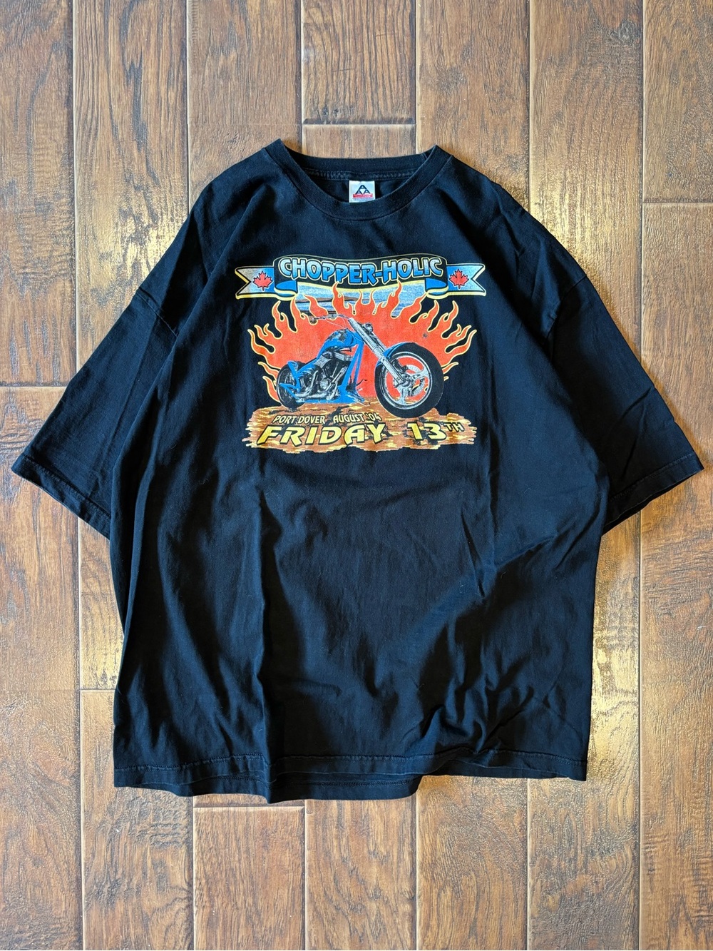 Vintage Y2K 2004 Friday the 13th Port Dover Shirt